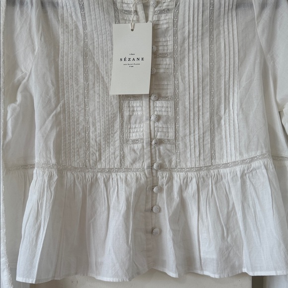 SEZANE cotton blouse - Picture 5 of 9